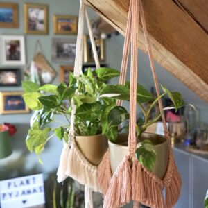 Fluffy plantenhanger